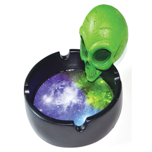 Alien Head ashtray 4"