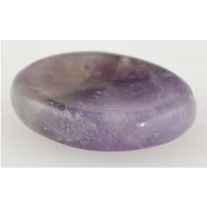 Amethyst worry stone