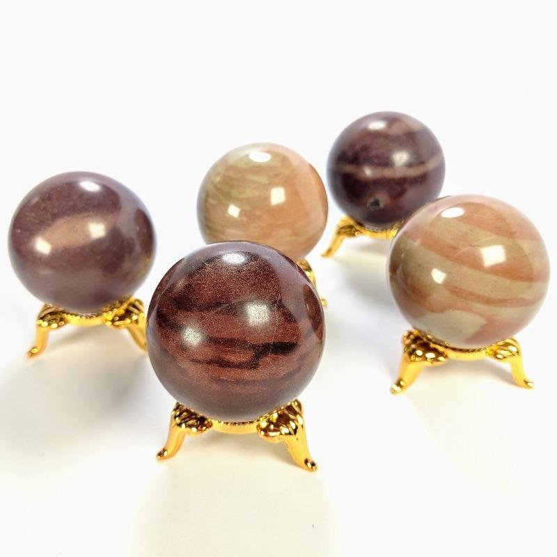 Banded Print Jasper Sphere 40mm