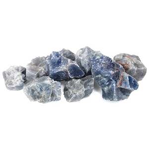 Blue Calcite untumbled stones 1 lb