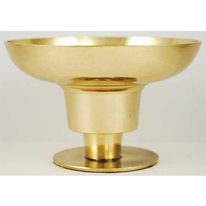 Brass Universal candle holder 4 1/4" dia