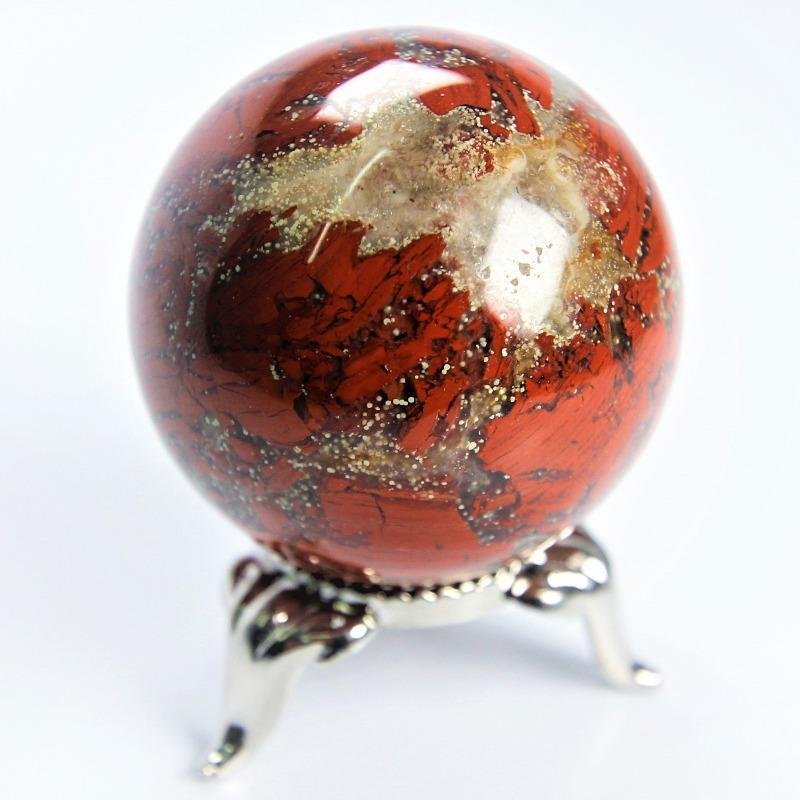 Brecciated Red Jasper Sphere 40mm