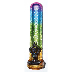 Goddess 7 Chakra Incense Burner 9 1/2"