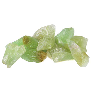 Green Calcite untumbled stones 1 lb