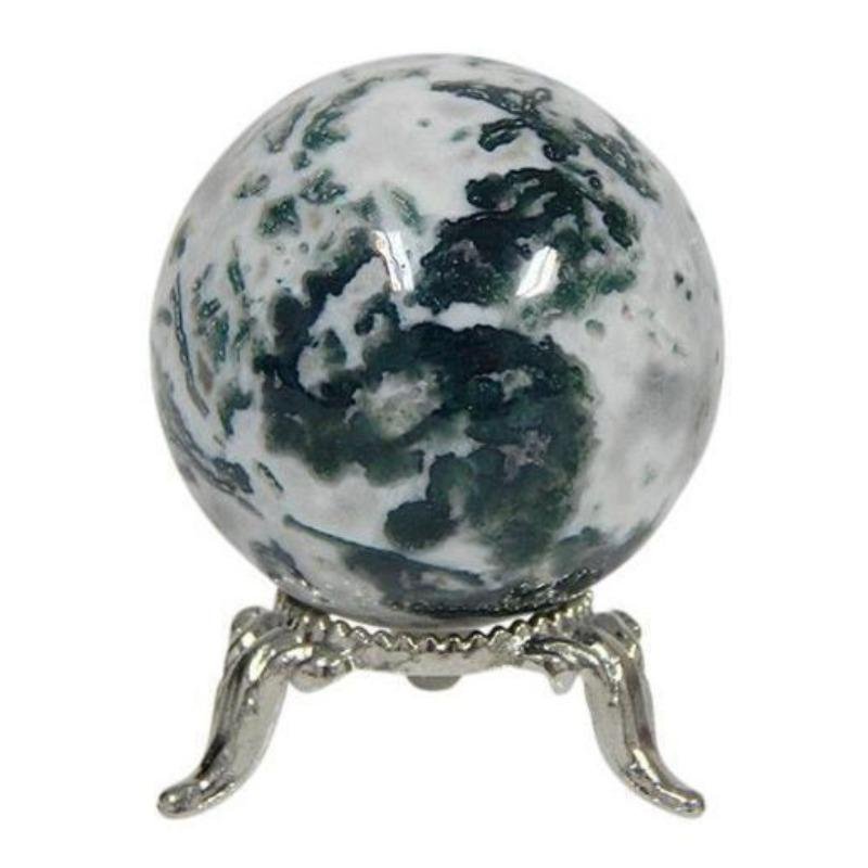 Moss Agate Sphere 40mm