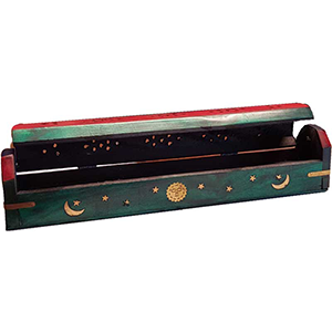 Multi color Sun & Moon Flip Top ash catcher 12"