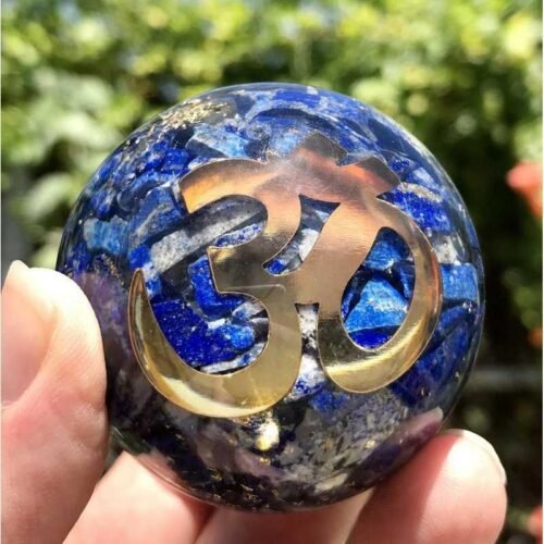 Orgonite Lapis Lazuli Sphere -OM- 50mm