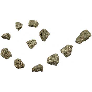 Pyrite untumbled stones 1 lb