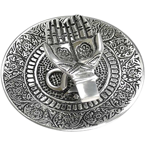 Tibetan Offering Hand ash catcher 4 1/2"