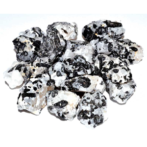 Tourmaline with Mini Quartz untumbled stones 1 lb