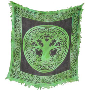 Tree of Life altar cloth 18" x 18"