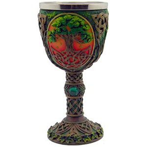 Tree of Life chalice 7 1/4"