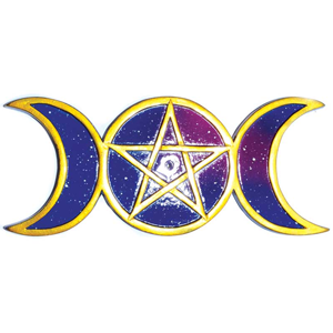 Triple Moon Incense Burner 8"