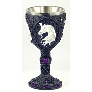 Unicorn Chalice 7 1/2"